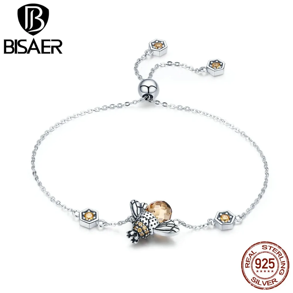 Женский браслет из серебра 2019 пробы с пчелами|bracelets for|chain braceletbracelets for women |