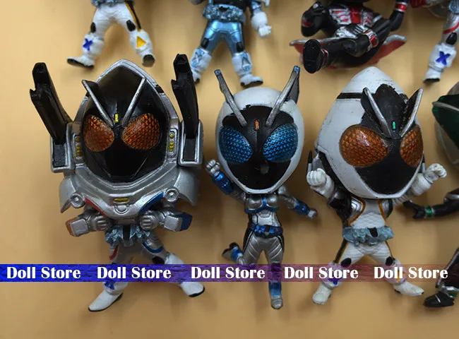 8 шт./лот, ПВХ, 5 см, японское аниме, фигурка в масках, всадник/Kamen Rider, фигурка, детские игрушки для мальчиков, коллекция, модель, игрушки