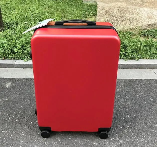 CARRYLOVE 2" 24" 2" дюймов Спиннер чехол на колесиках бизнес багаж сумка ABS жесткий koffer чехол для путешествий - Цвет: red 1pcs