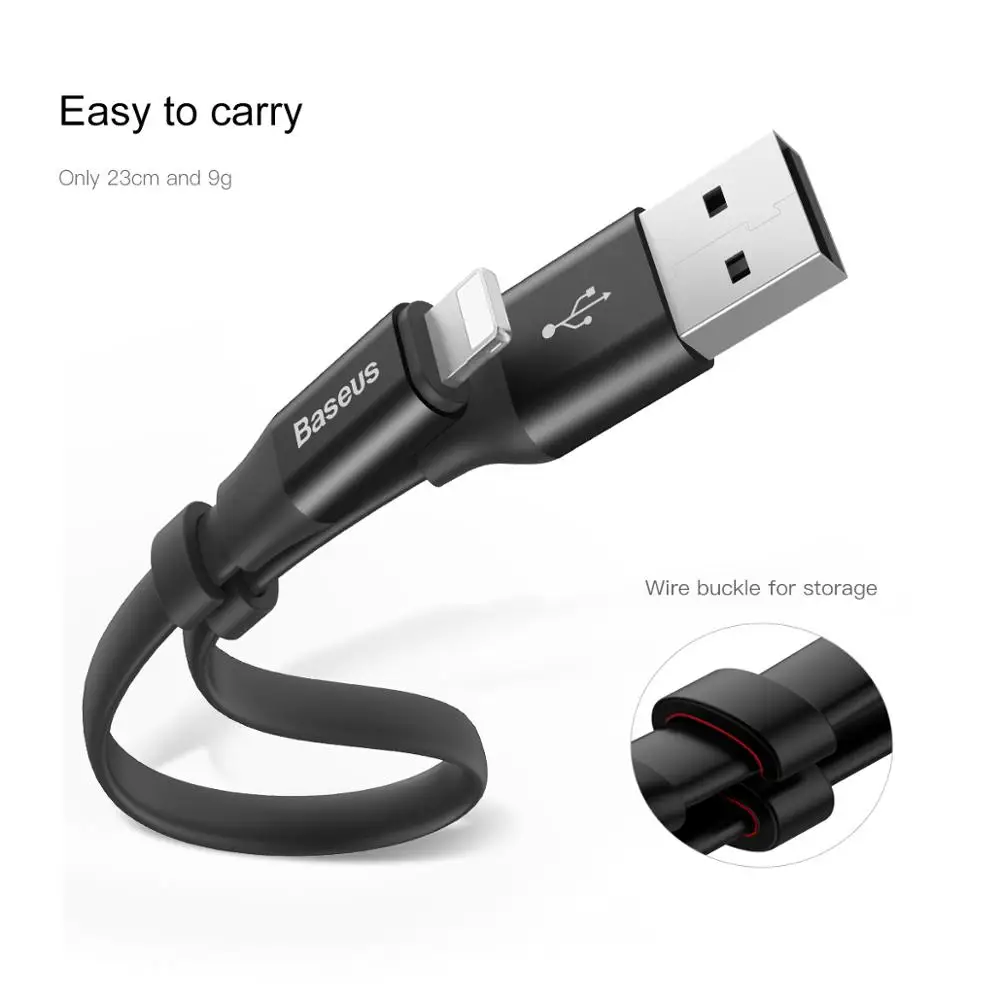 Usb кабель lightning для iPhone короткий 20 см зарядный сотового телефона 11 xs max xr 8 7 6s plus 5 ipad