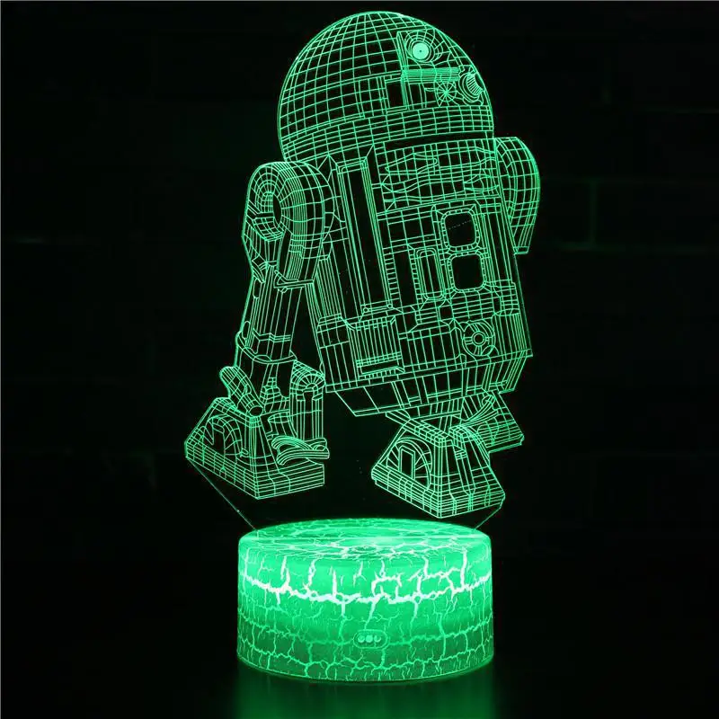 Рождественские подарки для детей Usb светодиодный ночник 3d светильник рождественские украшения подарок в виде Винни Пуха для детской комнаты, светильник, Новинка Светодиодный ночной Светильник - Испускаемый цвет: 7 color change
