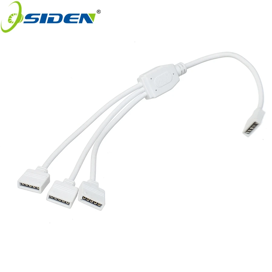 OSIDEN 4Pin RGB Соединительный кабель для светодиодной RGB полосы света отклонения в размерах на 1-2/1 до 3 Женский 4pin RGB разветвитель кабеля для 3528/5050/3014