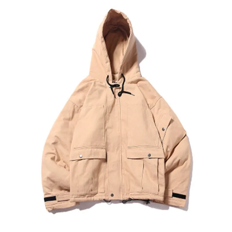 2018 новое пальто из овечьего меха зимнее мужское хлопковое утепленное Свободное с