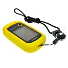 Защитный силиконовый резиновый чехол желтого цвета + черный съемный шейный ремешок для GPS Garmin eTrex 10, 20, 30, 10x, 20x, 30x