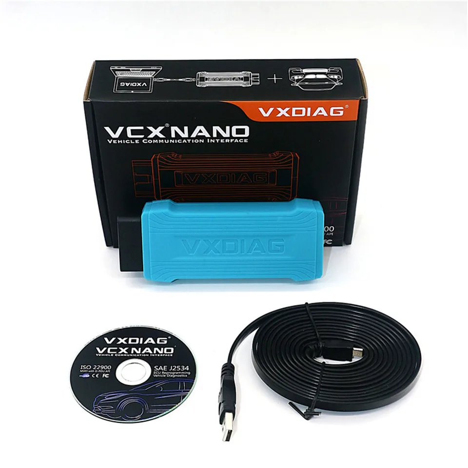 

VXDIAG VCX NANO for VW Wifi Version Diagnostic Tool VXDIAG 5054 5.1.3 better than MDI Support Multi-Languages