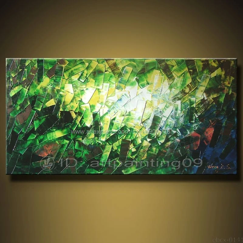 art oil painting Home Decoration Living Room Wall Pictures Knife modern abstract landscape palette large size | Дом и сад