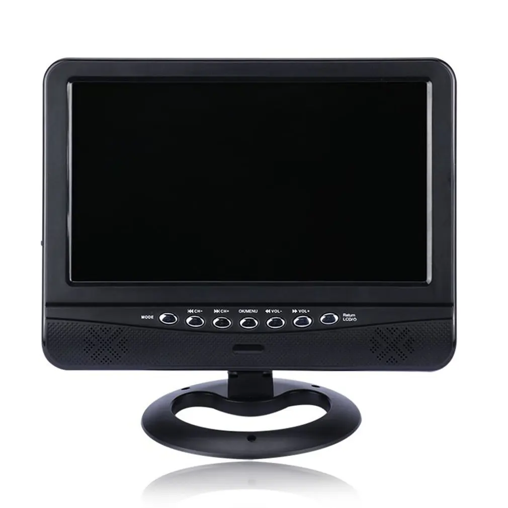 Мини ТВ 9,5 дюймов TFT lcd цветной Аналоговый Телевизор с широкоугольной поддержкой функции FM и TXT ридер Функция Черный Модель: 901