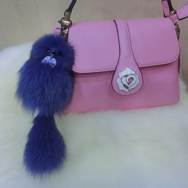 Плюшевый брелок-сумка с подвеской в виде лисы | Дом и сад