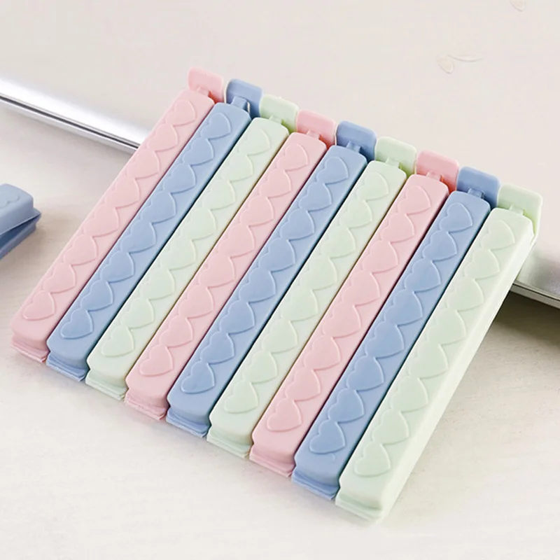 10 шт. зажимы для пакетов сумка хранения свежих продуктов аксессуары кухонных