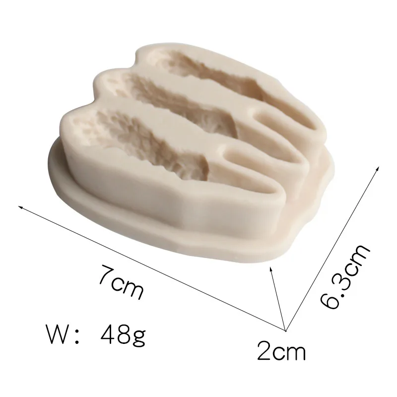 1 шт. силиконовая форма в виде лапы динозавра | Дом и сад