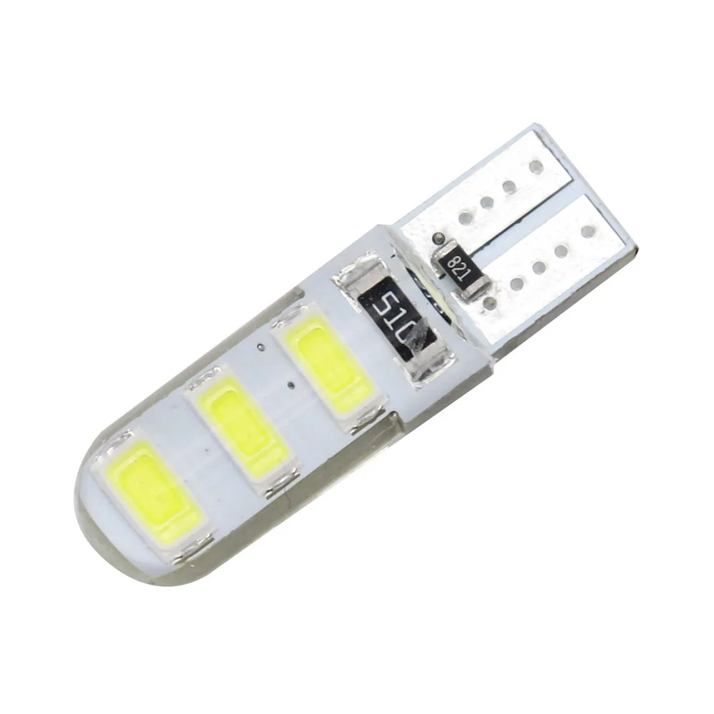 1 шт. T10 W5W 6 SMD 5730 СВЕТОДИОДНЫЙ Автомобильный светильник для Чтения номерного знака КЛИН для лампы светильник Автостоянка лампа 5630 SMD 12V DC