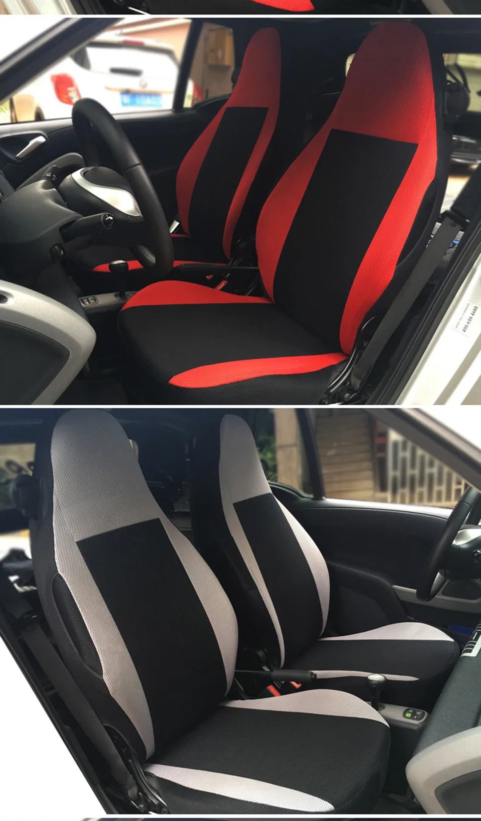 Чехол для автомобильного сиденья для Mercedes-Benz smart fortwo smart forfour аксессуары Чехлы для автомобильного сиденья