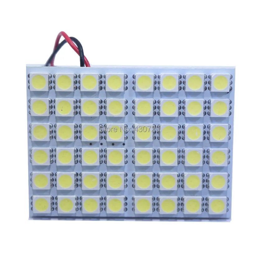 T10 Festoon BA9S 2 комплекта новинка 2019 3 адаптера 48 SMD 5050 белый светильник ультра яркий 12