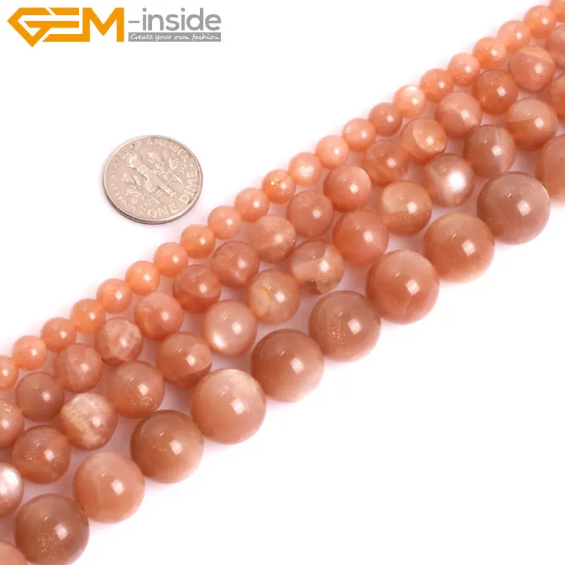 Бусины Из Натурального оранжевого камня для изготовления ювелирных изделий 15