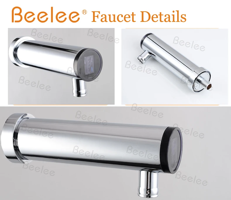 

Free Shipping Bathroom Sink Auto Mixer Wall Mounted Electronic Automatic Sensor Faucets (QH0162)