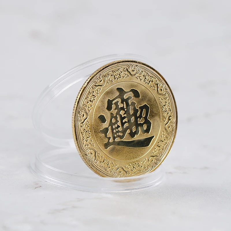 Памятная монета с надписью Lucky Pig 2019 год коллекция Blessed Coins подарок на Новый