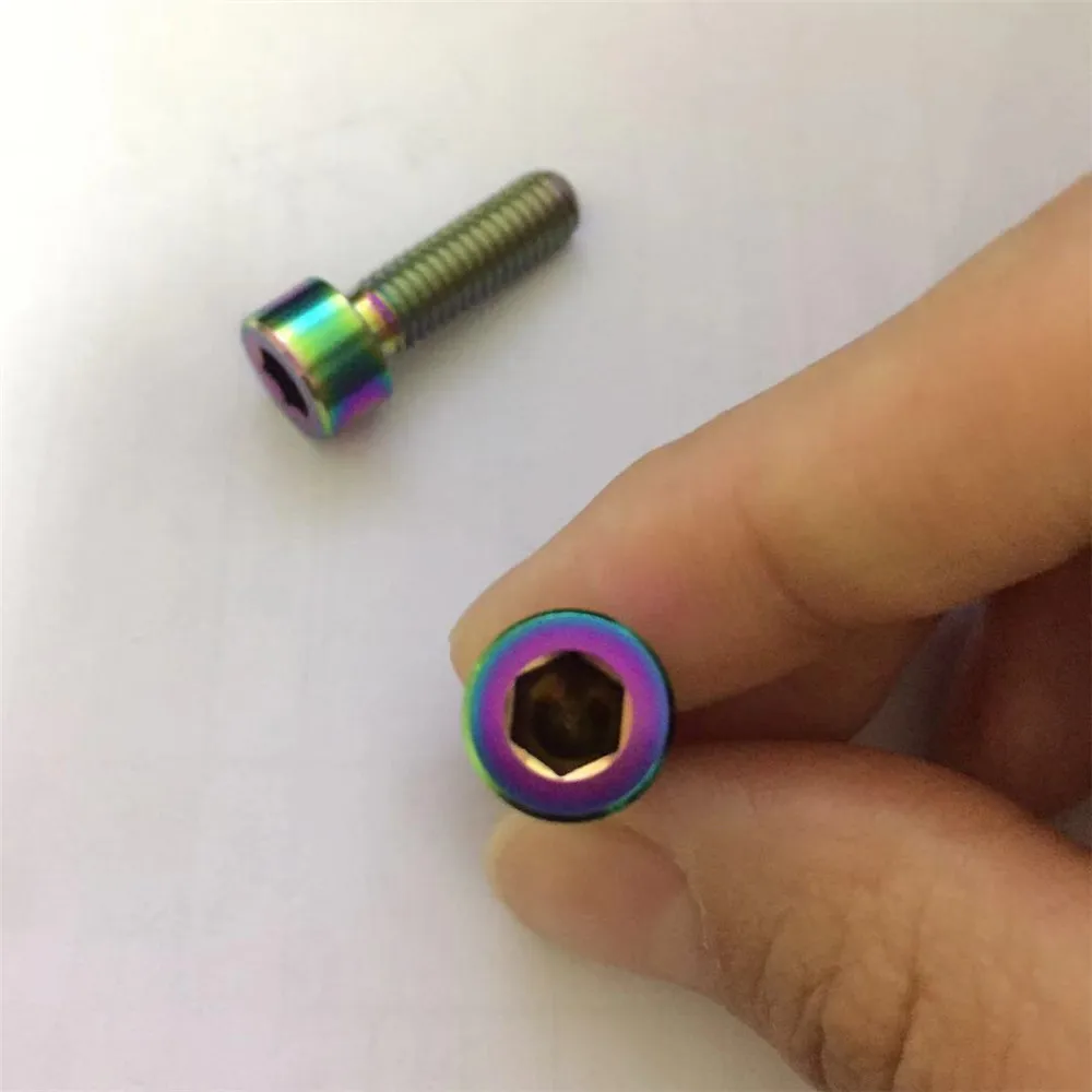 1 шт. M6x20mm Кривошип горного велосипеда замок болт Титан дорожный велосипед из