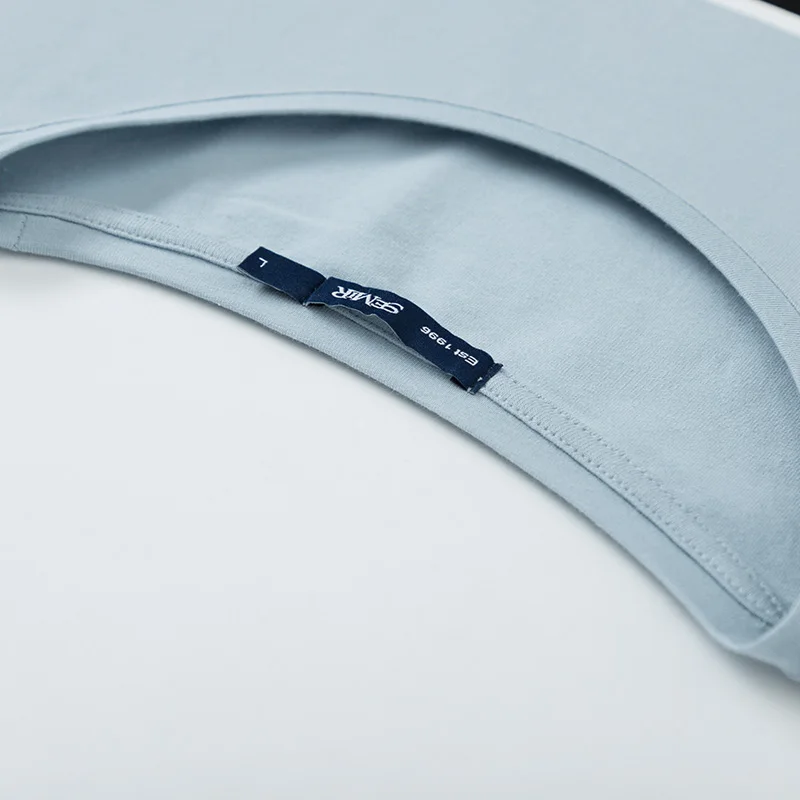 Мужская футболка с коротким рукавом SEMIR простая повседневная круглым вырезом и