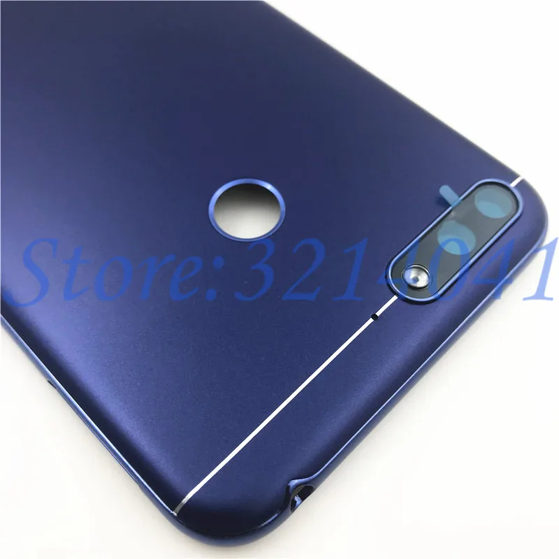 Хорошее качество для huawei Honor 7A Pro AUM-L29 и Honor 7C AUM-L41 Задняя крышка батареи чехол+ боковые клавиши+ стеклянный объектив