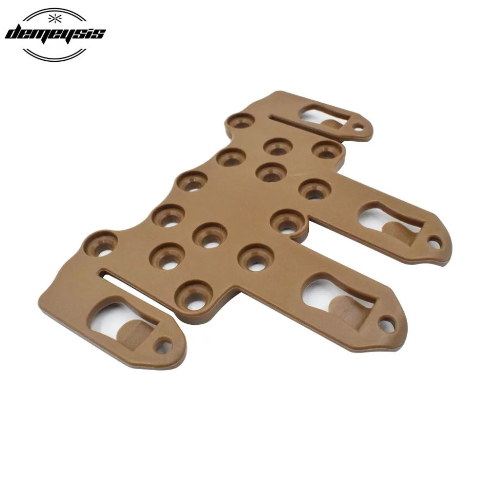 Tactical Strike MOLLE Holster Adapter Airsoft Paintball Gun Platform Hanger C Q C Hunting Shooting Vest Accessories Ambidextrou