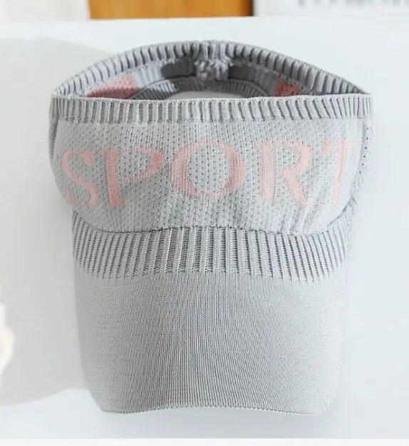 Sport gray Уличная Женская Повседневная походная Кепка для путешествий с солнцезащитным козырьком, вязаные шапки, спортивные безрукавные открытые солнцезащитные козырьки, пляжная кепка для гольфа - Цвет: Sport gray