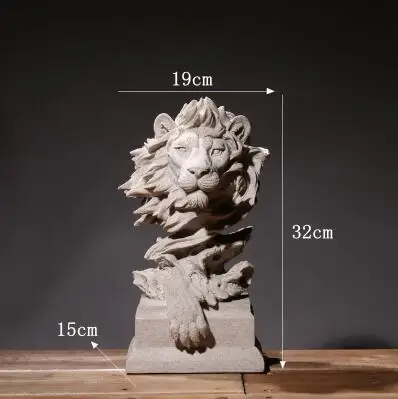 Европейский офисный Рабочий стол Sulpture Art домашний интерьер украшения смолы статуи животных гостиной ремесла Ретро украшения - Цвет: 6