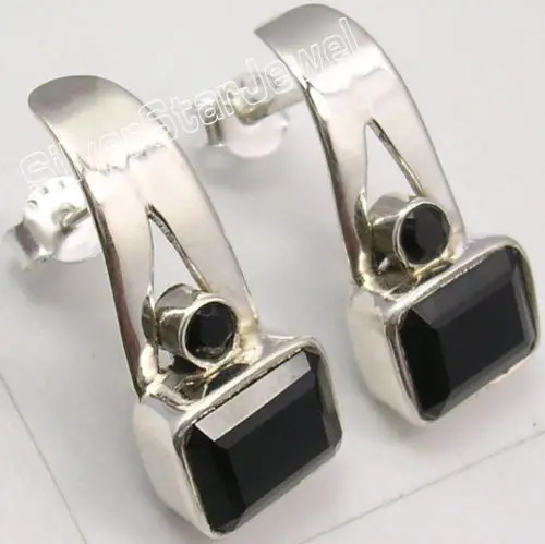 Серебряные натуральные цитрины стильные s серьги 2.0CM1 пара сережек религиозные украшения вариации