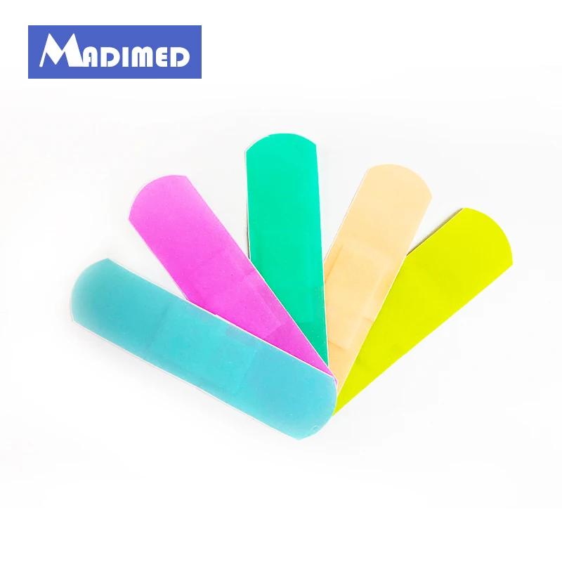 100 шт./2 коробки водонепроницаемые пластмассовые пластыри|plaster band aid|kit for kidskit kits |