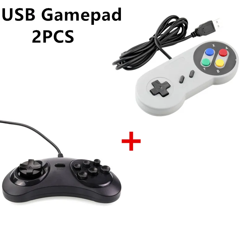 2 шт. Проводной USB джойстик для Snes PC геймпад игровой Sega контроллер ПК