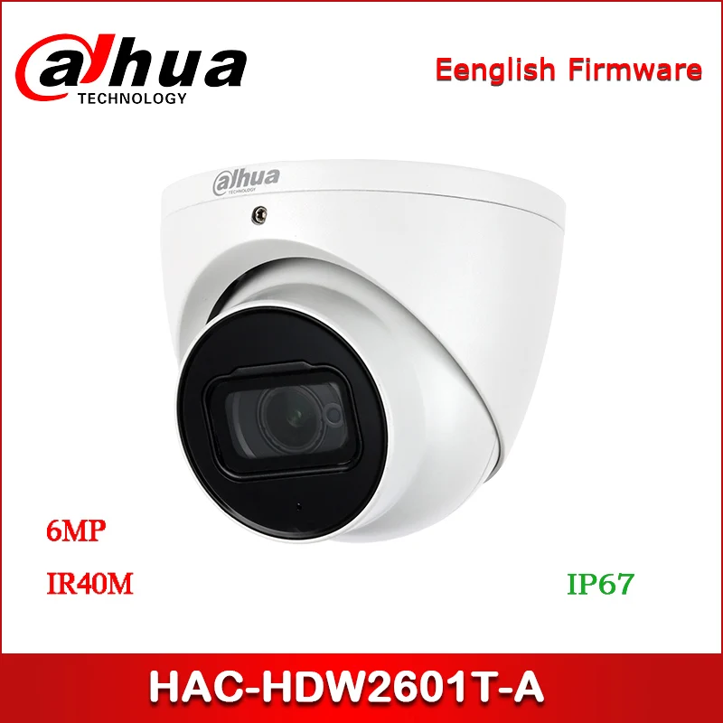 Dahua HAC-HDW2601T-A 6MP CCTV камера WDR HDCVI IR Eyeball камера