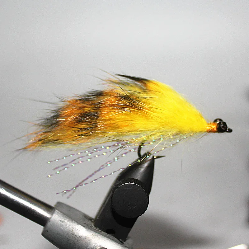 KKWEZVA 50 см полосы из кроличьего меха для вязания мух материал Рыболовные Мухи