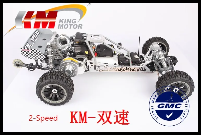 1/5 весы 2-х скоростная 30.5cc покрышки Buggy RTR с двумя скоростями rc автомобиль газ питания с GT3B пульт дистанционного управления