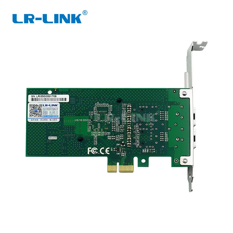LR-LINK 9252PF -2SFP Gigabit Ethernet волоконно-оптический Lan адаптер PCI-Express x1 Двухпортовая