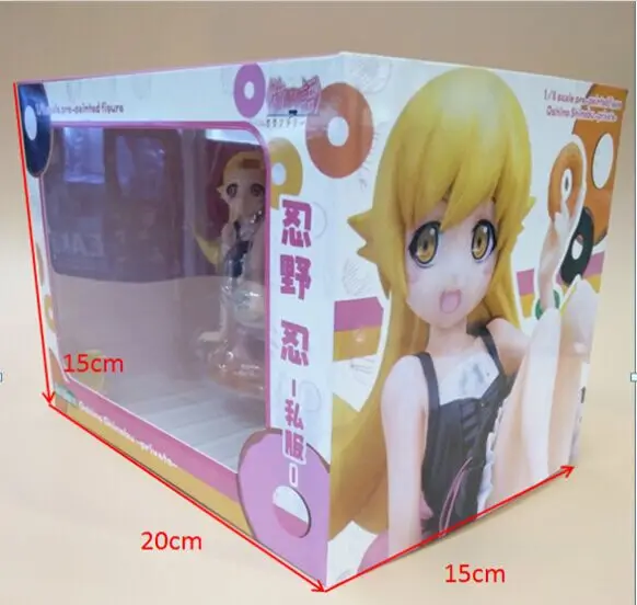 Горячие Bakemonogatari Ошино шинобу private 1/8 Масштаб Окрашенные фигурку shinobu oshino лицо Изменяемая кукла игрушка, новогодний подарок
