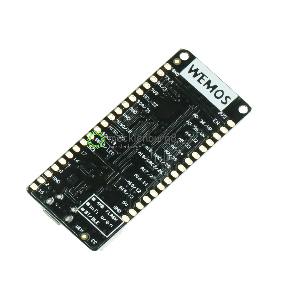 4 Мб вспышка для WeMos D1 ESP32 ESP 32 32S ESP32S Wifi Bluetooth беспроводной модуль на основе WROOM