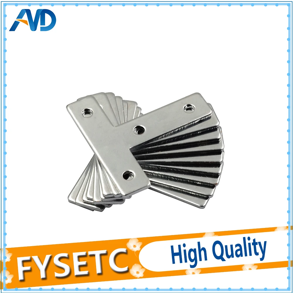 2 шт. Т образные алюминиевые пластины с 4 отверстиями|2020 aluminium profile corners|bracket 2020bracket