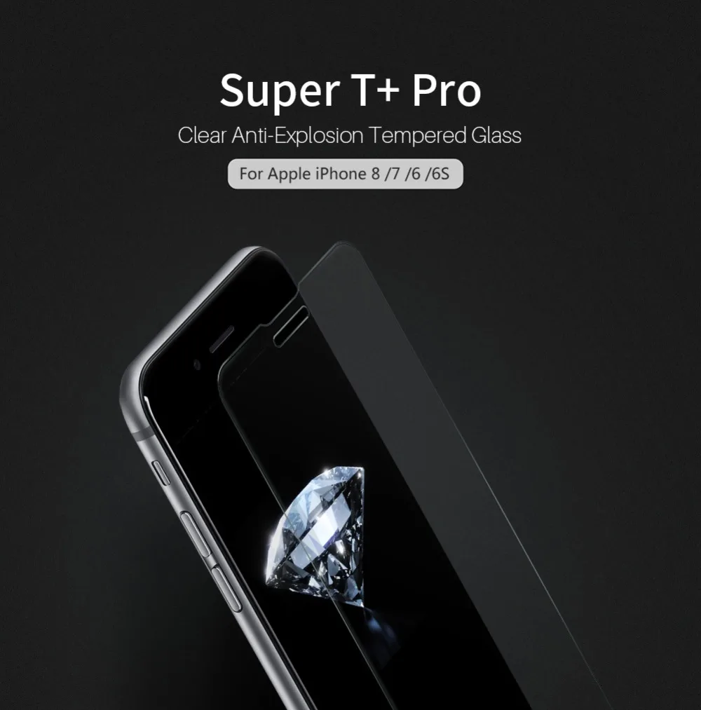 Nillkin для iphone 8 протектор экрана Amazing T + Pro закаленное стекло 5 дюймов с розничной