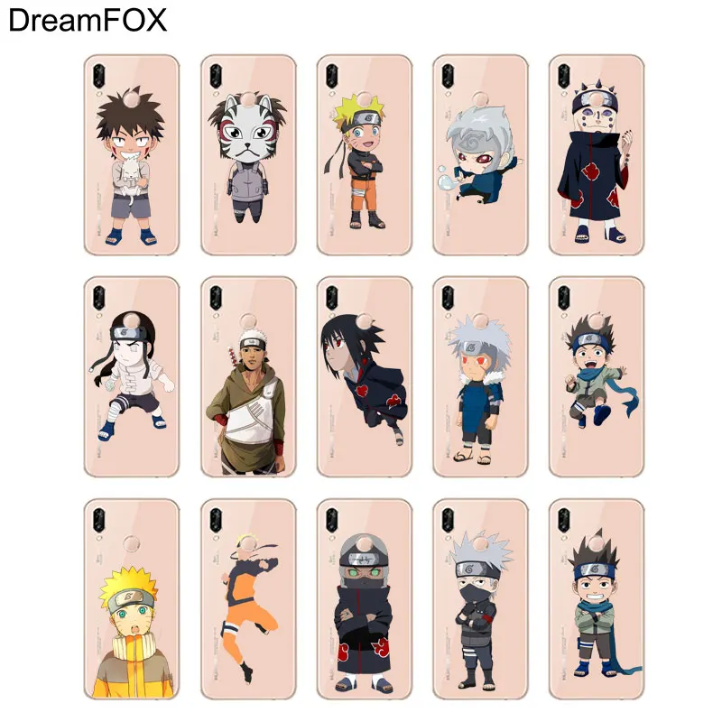 DREAMFOX L004 Anime Naruto Soft TPU Silicone Case Cover For Huawei Honor 6A 6C 7X 9 10 P20 P30 Lite Pro P Smart 2019 |