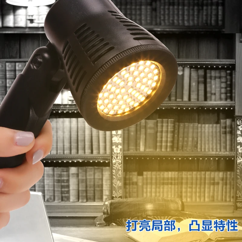 Светодиодная лампа Taobao для фотосъемки с теплым белым светом небольшая комнатная