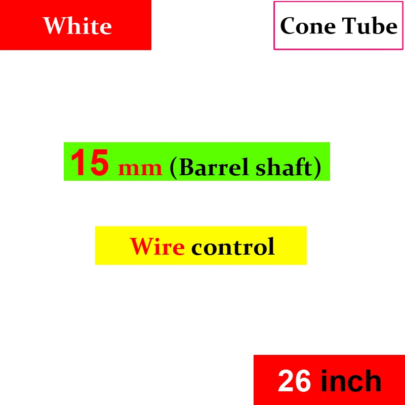 26-15mm-Wire-W Горячая распродажа! MTB Высокое качество 26 27,5 29 дюймов 9 мм 15 мм Конус черная труба демпфирования воздуха вилка Передняя вилка для горных велосипедов - Цвет: 26-15mm-Wire-W