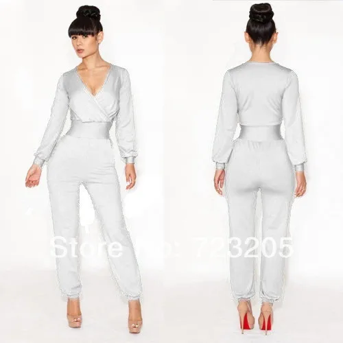 Комбинезон однотонный в европейском и американском стиле 4 цвета | Женская одежда