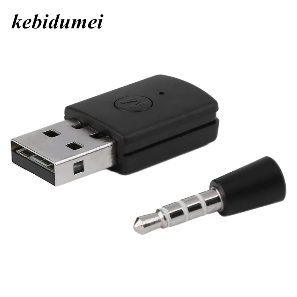 

kebidumei 3.5mm USB Bluetooth Dongle USB Adapter Bluetooth 4.0 for PS4 Bluetooth HeadPhones Stable Performance