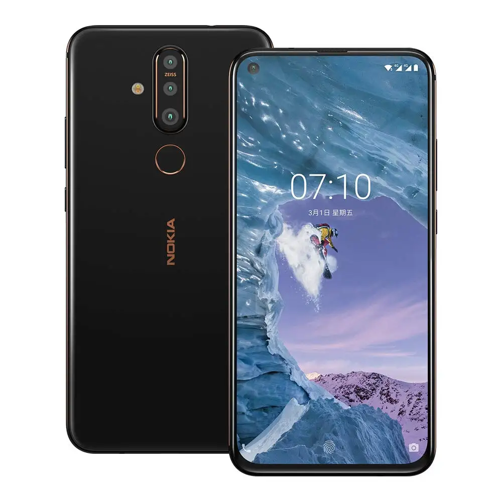 Мобильный телефон Nokia X71, 6 ГБ ОЗУ, 128 Гб ПЗУ, 6,39 дюймов, Восьмиядерный процессор Snapdragon 660, 48мп, отпечаток пальца, 4G LTE, Android 9, смартфон