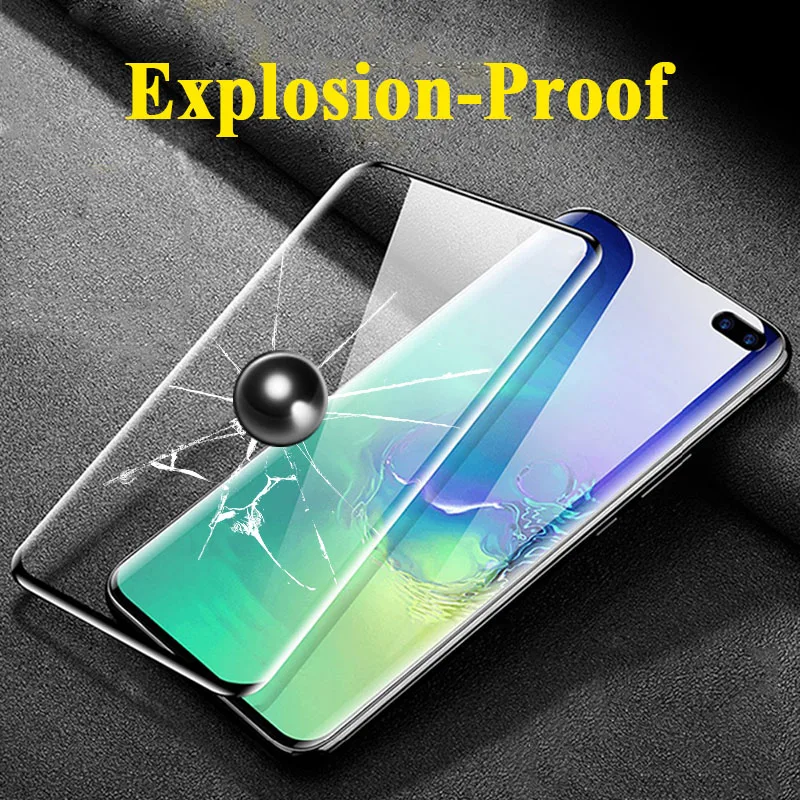 Защитное стекло для Samsung Galaxy S10 plus s10e закаленное Samsun Galax S 10 light 10e экранный