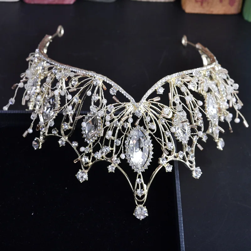 2018 New Luxurious Atmosphere European and American Brides Crown Hoop Headwear Palace Wedding Accessories | Украшения и