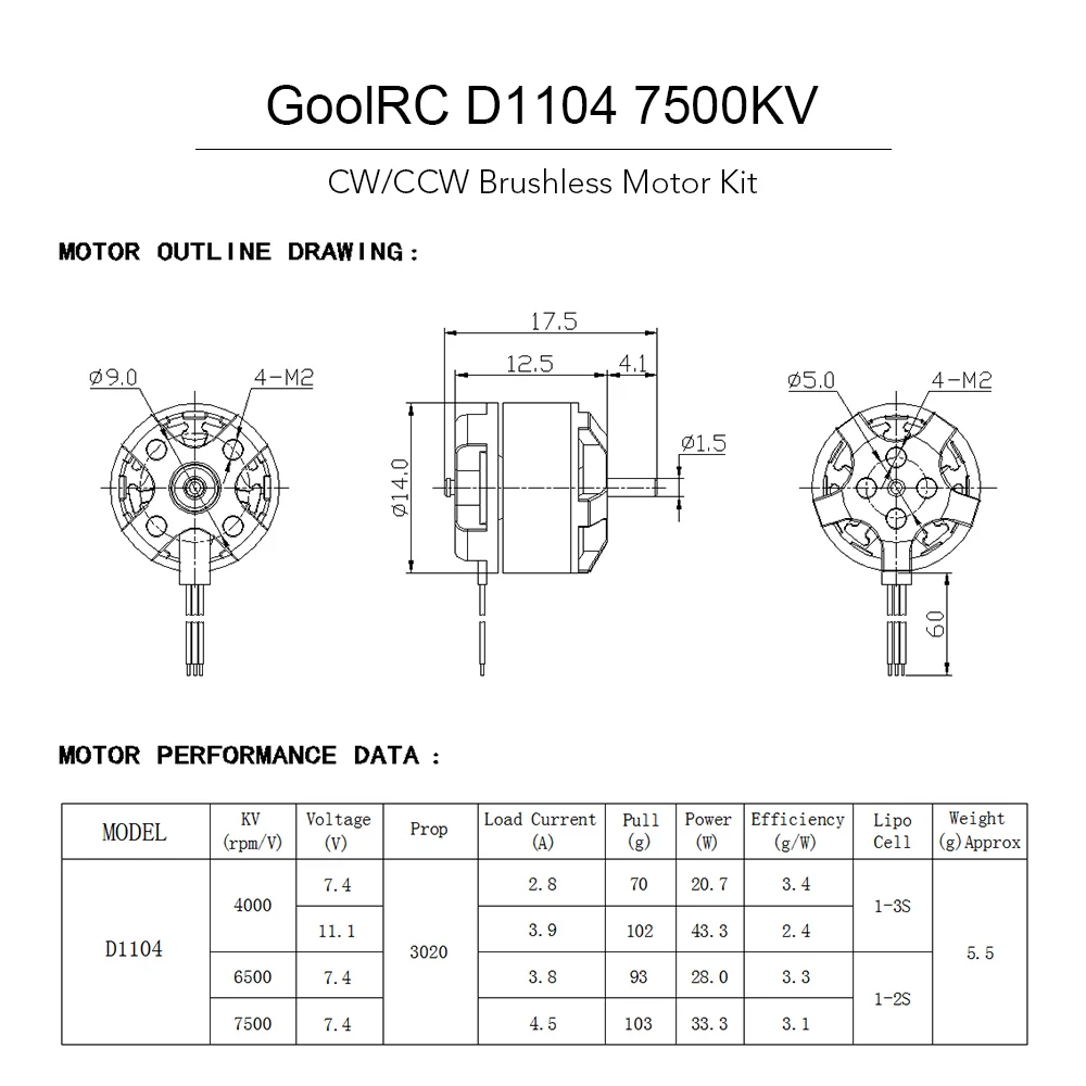Контроллер полета GoolRC 4 в 1 12A ESC F3 башня комбинированный комплект и бесщеточный