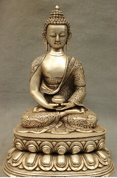 

Украшенный 14-дюймовый фон в виде дракона, оптовая продажа настоящего тибетского серебряного браслета