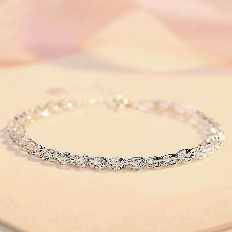 808 STORE Fine Jewelry Charm Women Silver Bracelet Retro Creative Design Wedding Anniversary Gifts | Украшения и аксессуары