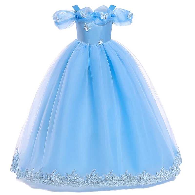 

Beauty and Beast Dress bride Girl Children Princess Dress For Party Wedding Kids Costume dresses for Wedding Birthday Party