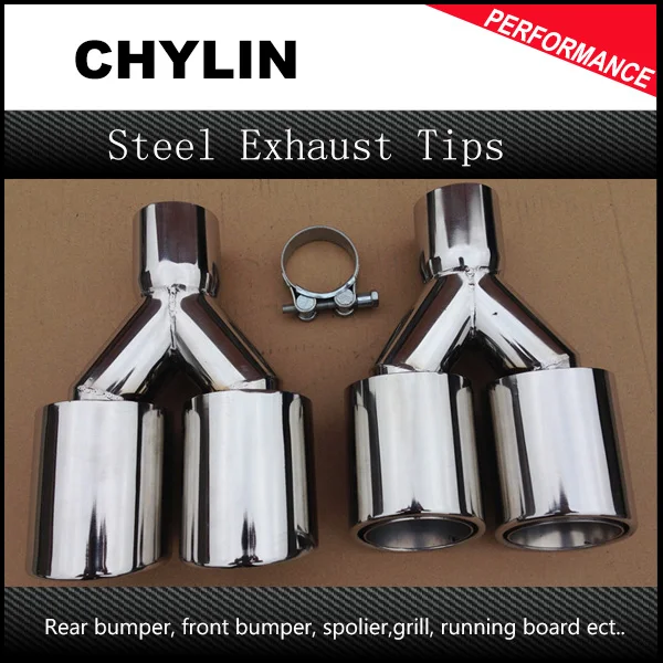 1pair ID:63mm OD:89mm Universal Dual car Exhaust pipe Muffler Tip Stainless Steel tail tip tail pipe
1pair ID:63mm OD:89mm Universal Dual car Exhaust pipe Muffler Tip Stainless Steel tail tip tail pipe